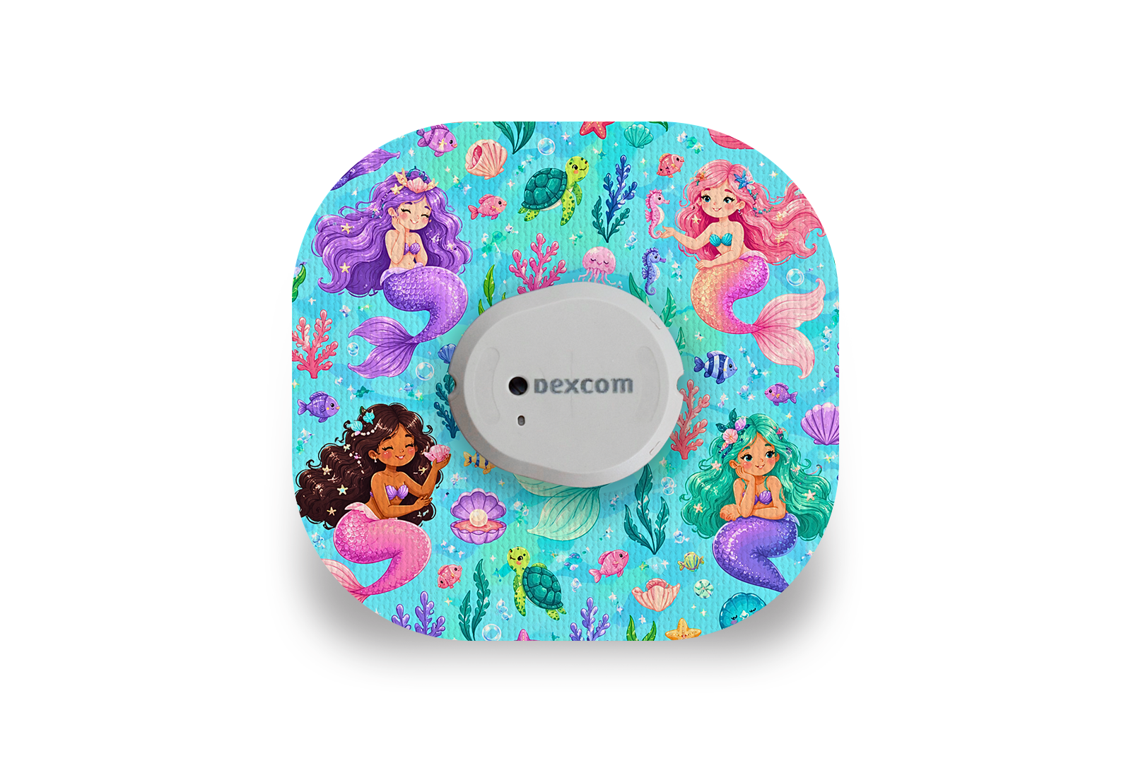 Mermaid Patch for Dexcom G7 / One+ diabetes supplies and insulin pumps