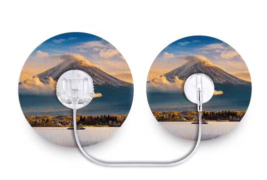 Mount Fuji Patch - Tru - Steel for Single diabetes supplies and insulin pumps