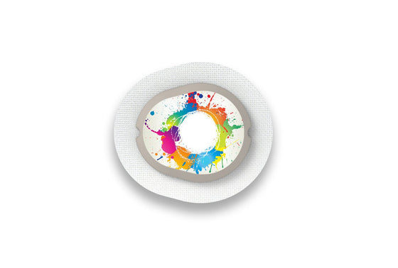 Paint Splash Sticker - Dexcom G7 for diabetes supplies and insulin pumps