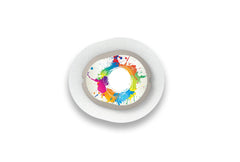Paint Splash Sticker - Dexcom G7 / One+ Sensor for diabetes supplies and insulin pumps