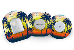 Palm Tree Patch for Freestyle Libre 2 diabetes supplies and insulin pumps