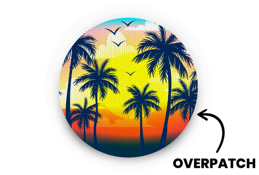 Palm Tree Patch - Overpatches for Single diabetes supplies and insulin pumps