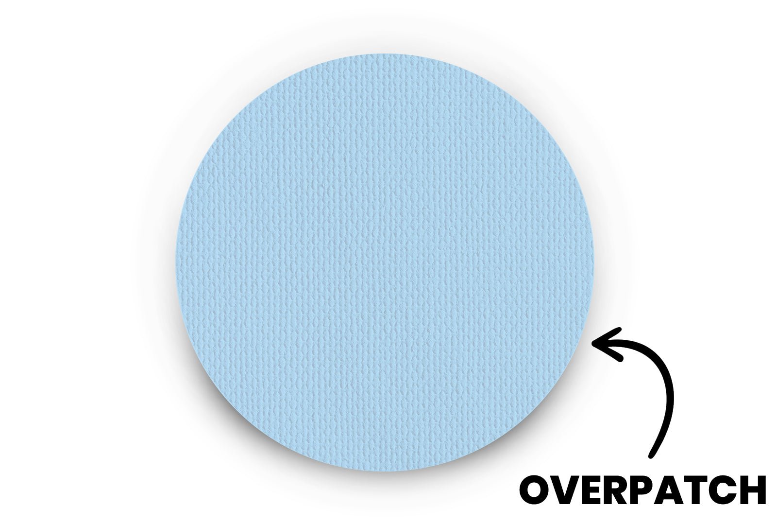 Pastel Blue Patch - Overpatches for Single diabetes supplies and insulin pumps