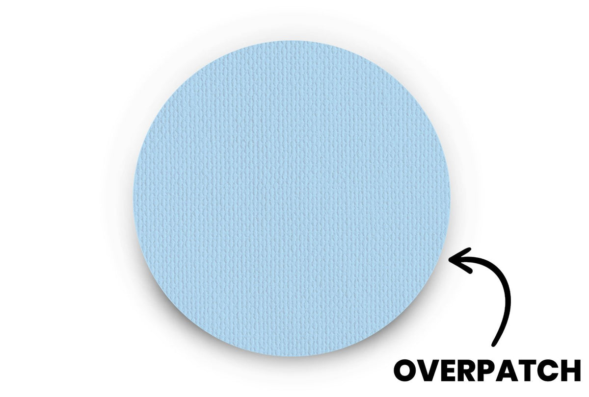 Pastel Blue Patch - Overpatches for Single diabetes supplies and insulin pumps