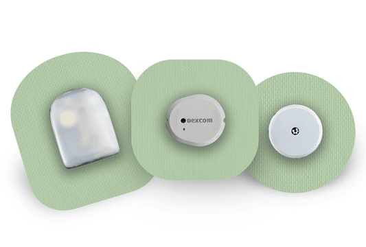 Pastel Green Patch for Freestyle Libre 2 diabetes supplies and insulin pumps