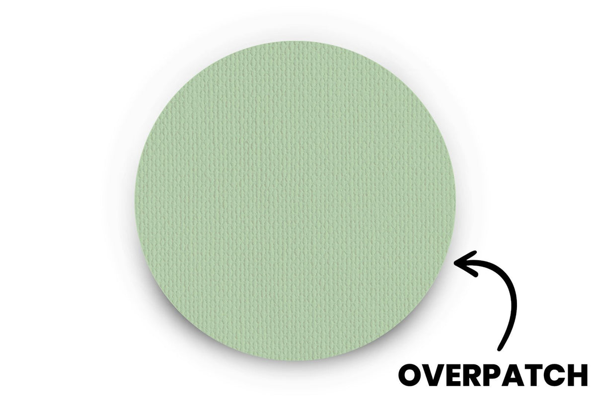 Pastel Green Patch - Overpatches for Single diabetes supplies and insulin pumps
