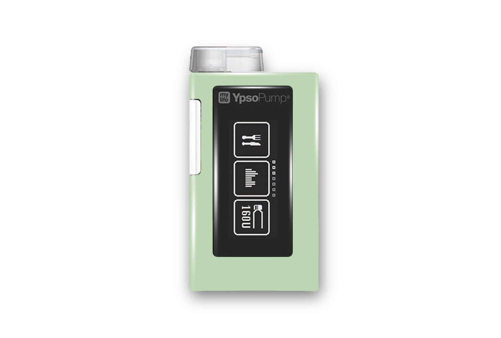 Pastel Green Sticker for Omnipod Dash PDM diabetes supplies and insulin pumps