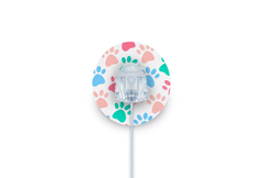 Pastel Paws Patch for Autosoft 90 diabetes supplies and insulin pumps