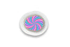 Pastel Swirl Sticker for Dexcom G7 diabetes supplies and insulin pumps