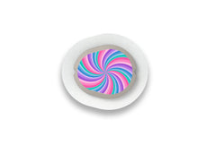 Pastel Swirl Sticker for Dexcom G7 / One+ Sensor diabetes supplies and insulin pumps