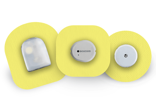 Pastel Yellow Patch for Freestyle Libre 2 diabetes supplies and insulin pumps