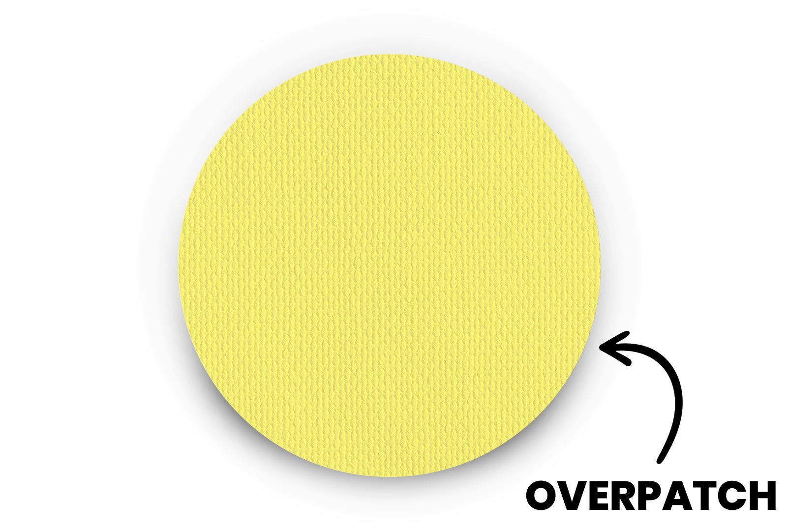 Pastel Yellow Patch - Overpatches for Single diabetes supplies and insulin pumps