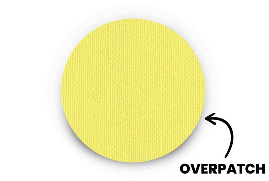 Pastel Yellow Patch - Overpatches for Single diabetes supplies and insulin pumps