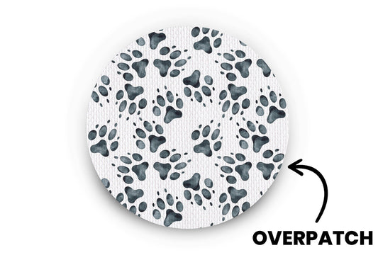 Paw Print Patch - Overpatches for Single diabetes supplies and insulin pumps