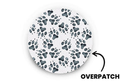 Paw Print Patch - Overpatches for Single diabetes supplies and insulin pumps