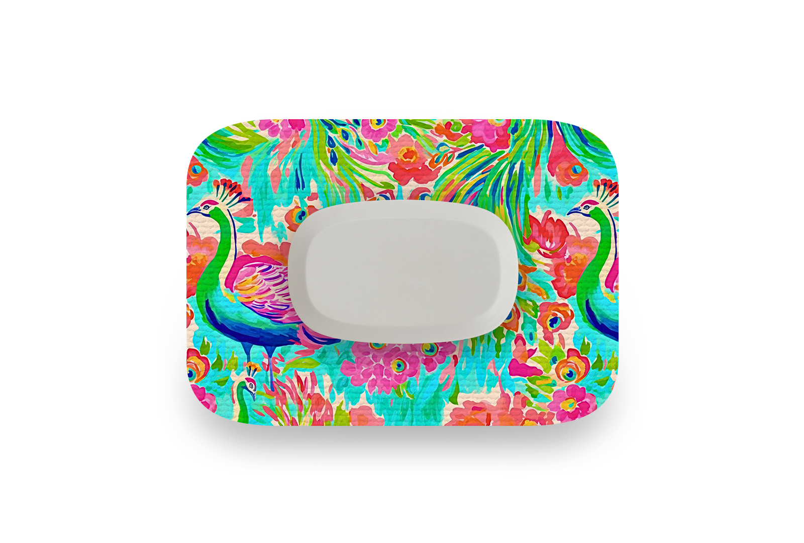 Peacock Patch for GlucoRX Aidex diabetes supplies and insulin pumps