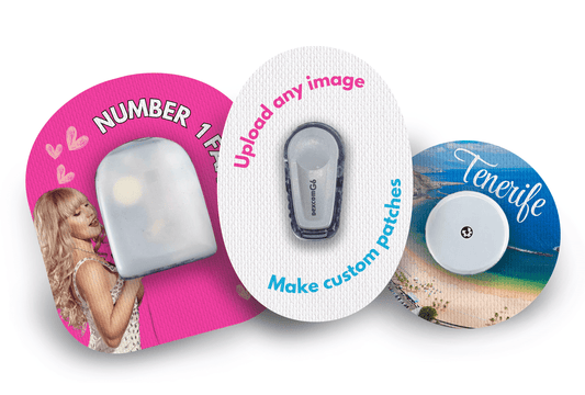 Personalised Patch for diabetes supplies and insulin pumps