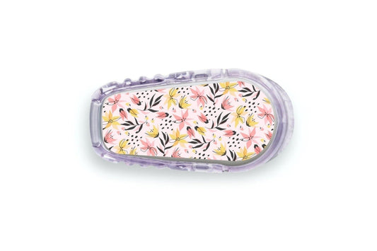 Star Lillies Sticker - Dexcom G6 / One Sensor for diabetes CGMs and insulin pumps