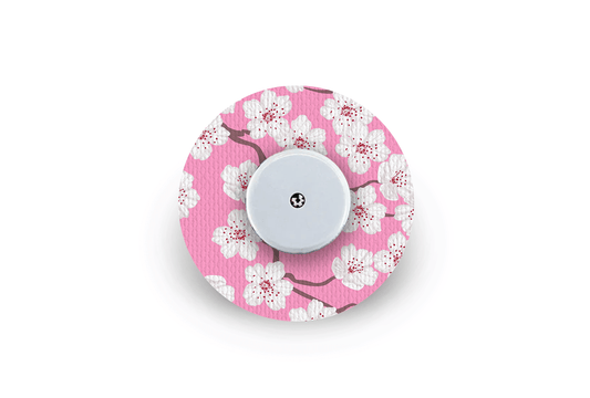 Pink Blossom Patch for Freestyle Libre 2 diabetes supplies and insulin pumps
