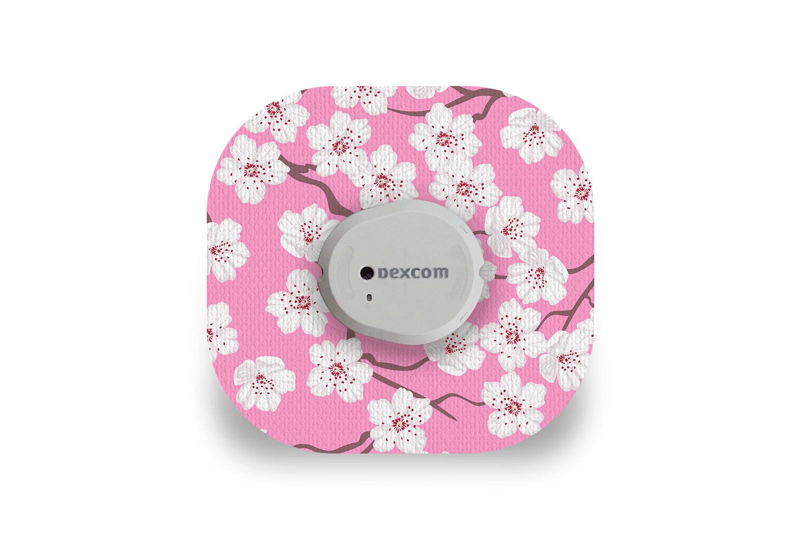 Pink Blossom Patch for Dexcom G7 / One+ diabetes supplies and insulin pumps