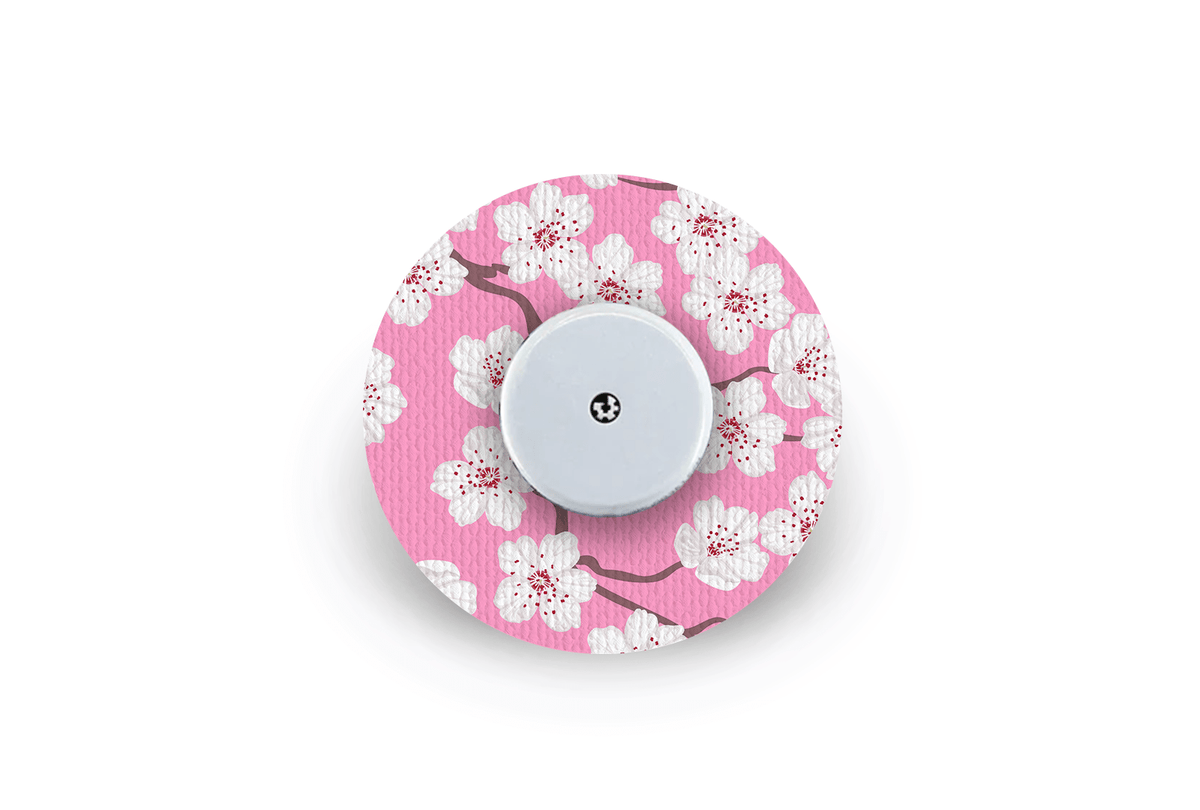 Pink Blossom Patch - Freestyle Libre for Single diabetes supplies and insulin pumps