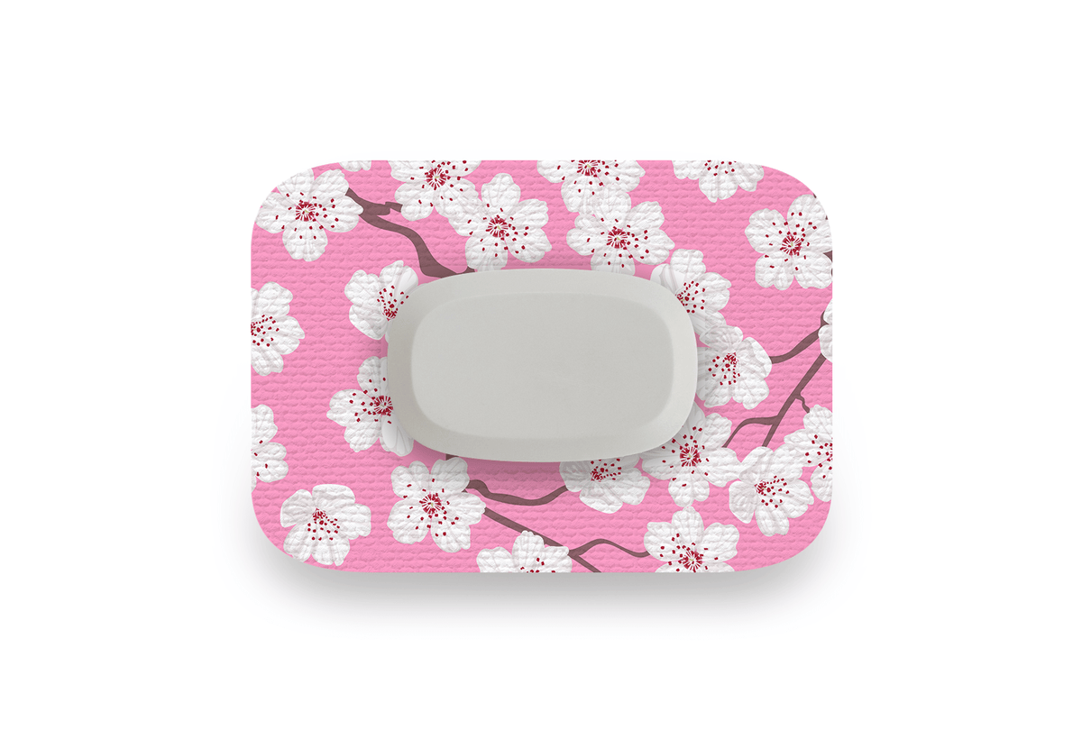 Pink Blossom Patch - GlucoRX Aidex for Single diabetes supplies and insulin pumps
