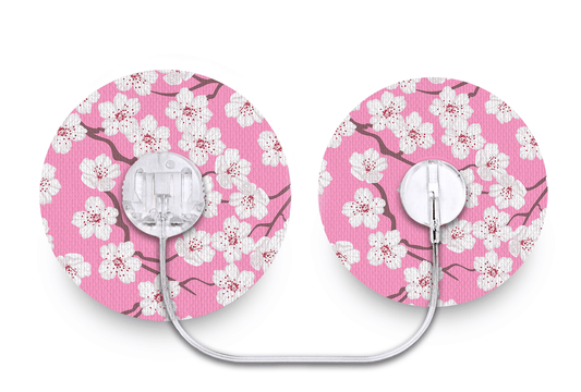 Pink Blossom Patch - Minimed Sure - T for Single diabetes supplies and insulin pumps