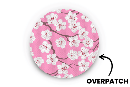 Pink Blossom Patch - Overpatches for Single diabetes supplies and insulin pumps