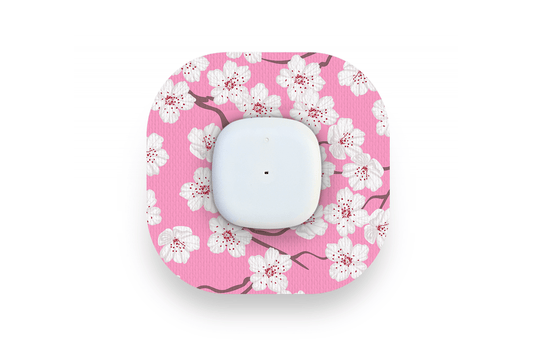 Pink Blossom Patch - Simplera for Single diabetes supplies and insulin pumps