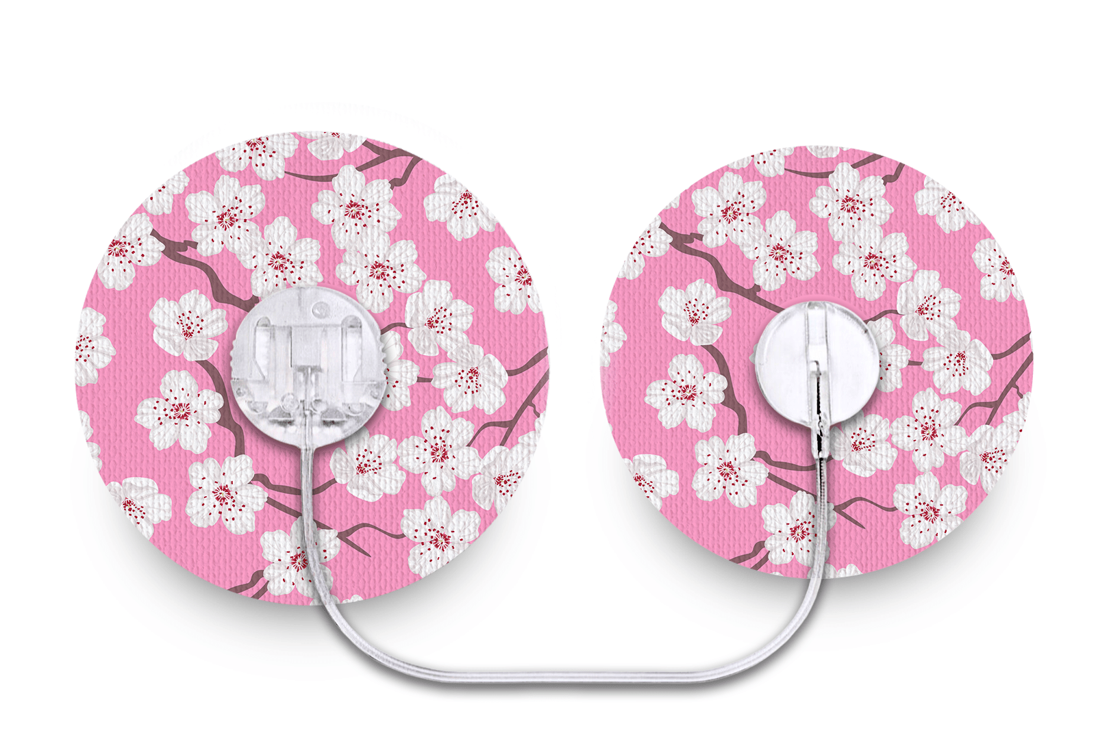 Pink Blossom Patch - Tru - Steel for Single diabetes supplies and insulin pumps