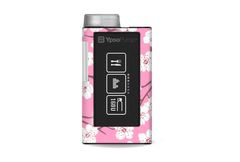 Pink Blossom Sticker for Ypsomed MyLife diabetes supplies and insulin pumps