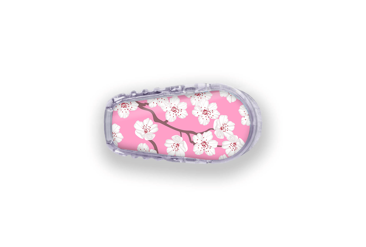 Pink Blossom Sticker for Dexcom G6 / One Receiver diabetes supplies and insulin pumps