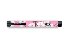 Pink Blossom Sticker for Novopen 4, 5, 6, or Echo diabetes supplies and insulin pumps