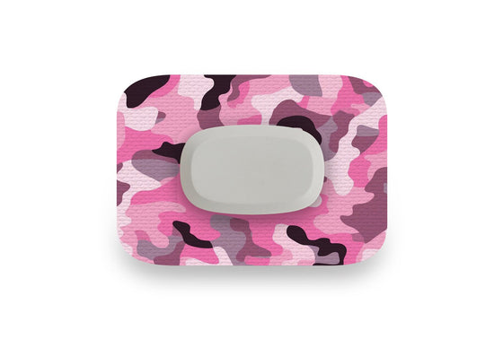 Pink Camo Patch for GlucoRX Aidex diabetes supplies and insulin pumps