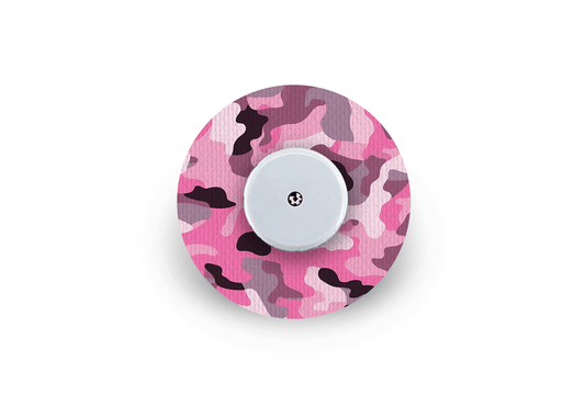 Pink Camo Patch for Freestyle Libre 2 diabetes supplies and insulin pumps