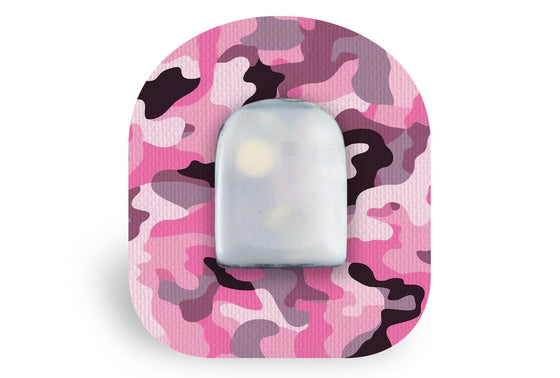 Pink Camo Patch for Omnipod diabetes supplies and insulin pumps