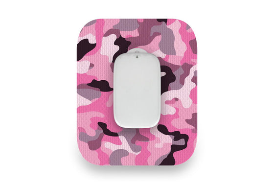 Pink Camo Patch for Medtrum CGM diabetes supplies and insulin pumps