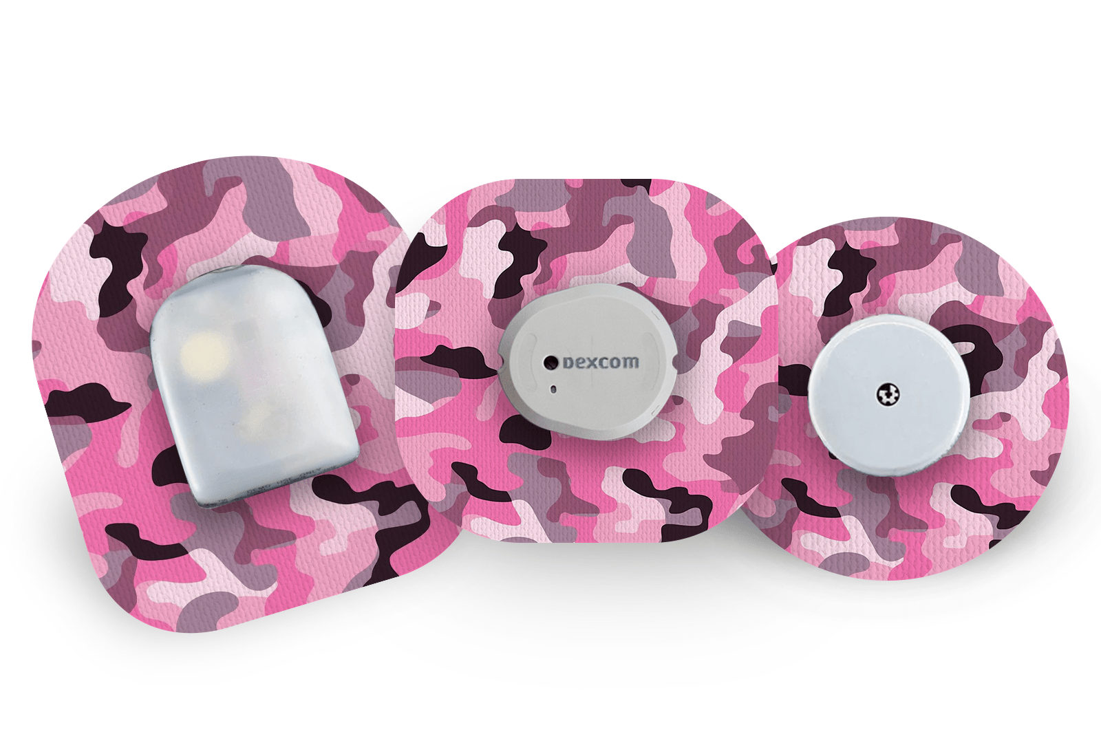 Pink Camo Patch for Freestyle Libre 2 diabetes supplies and insulin pumps