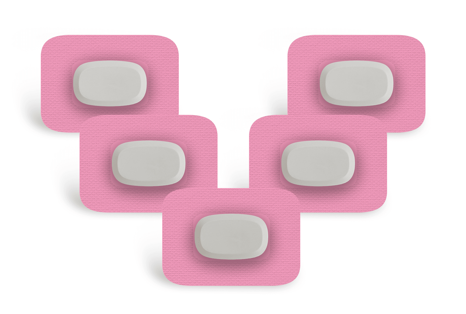 Pink Classic Pack for GlucoRX Aidex diabetes supplies and insulin pumps
