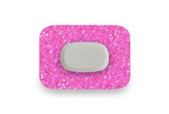 Pink Glitter Patch - 20 Pack for GlucoRX Aidex diabetes supplies and insulin pumps