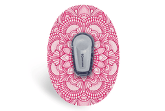 Pink Mandala Patch - Dexcom G6 / One for Single diabetes supplies and insulin pumps