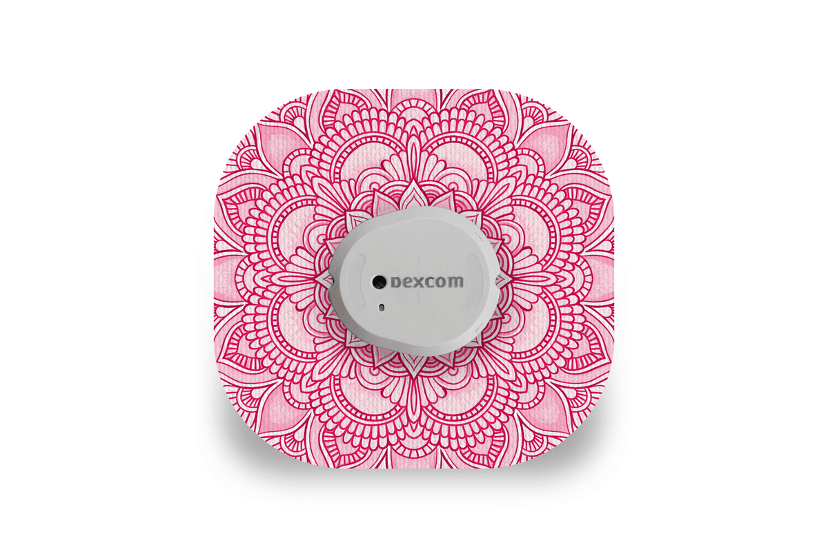 Shop Pink Mandala Patch - Dexcom G7 / One+ today - Protect your CGM ...