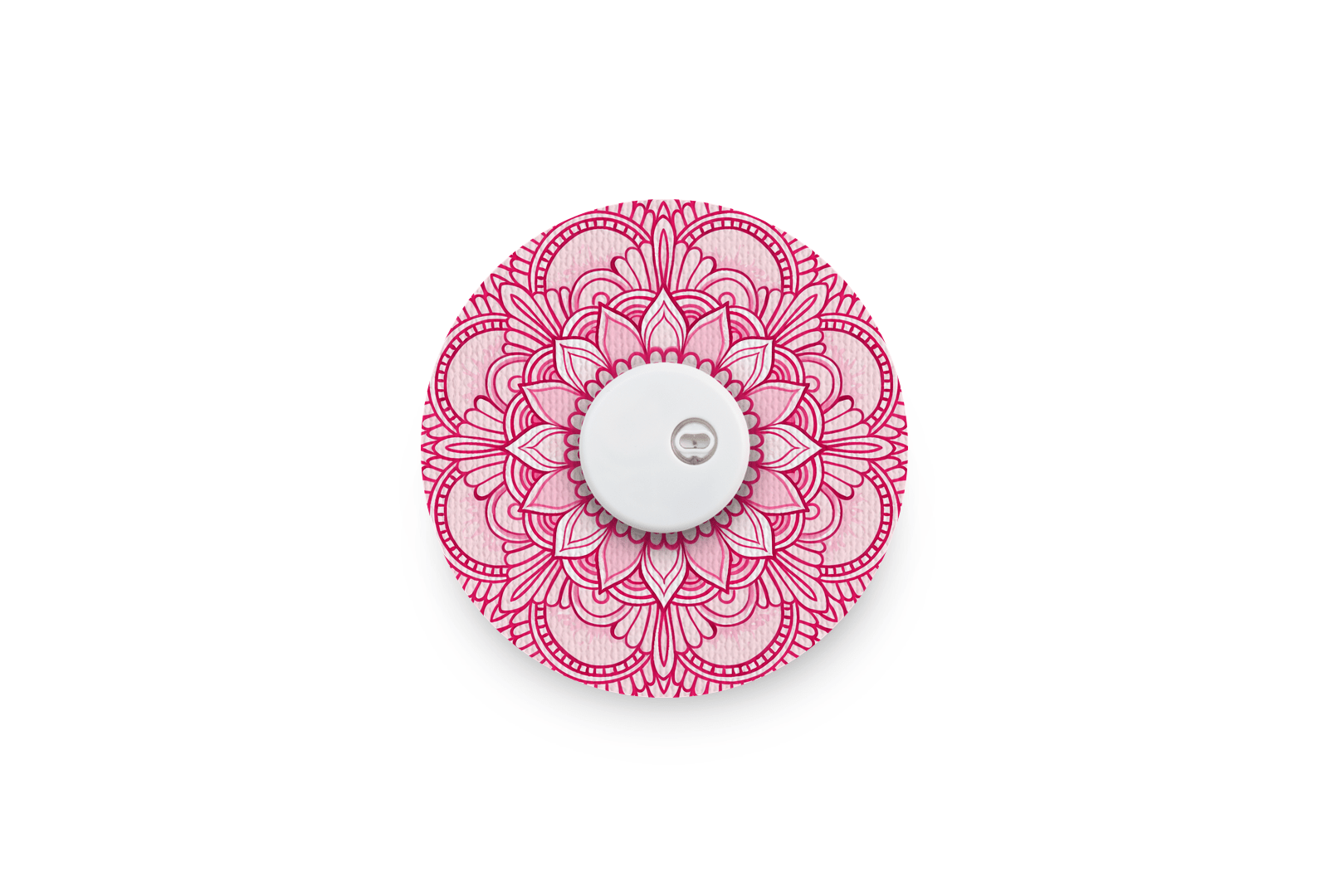 Pink Mandala Patch - Freestyle Libre 3 for Single diabetes supplies and insulin pumps