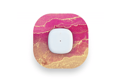 Pink Marble Patch for Medtrum CGM diabetes supplies and insulin pumps