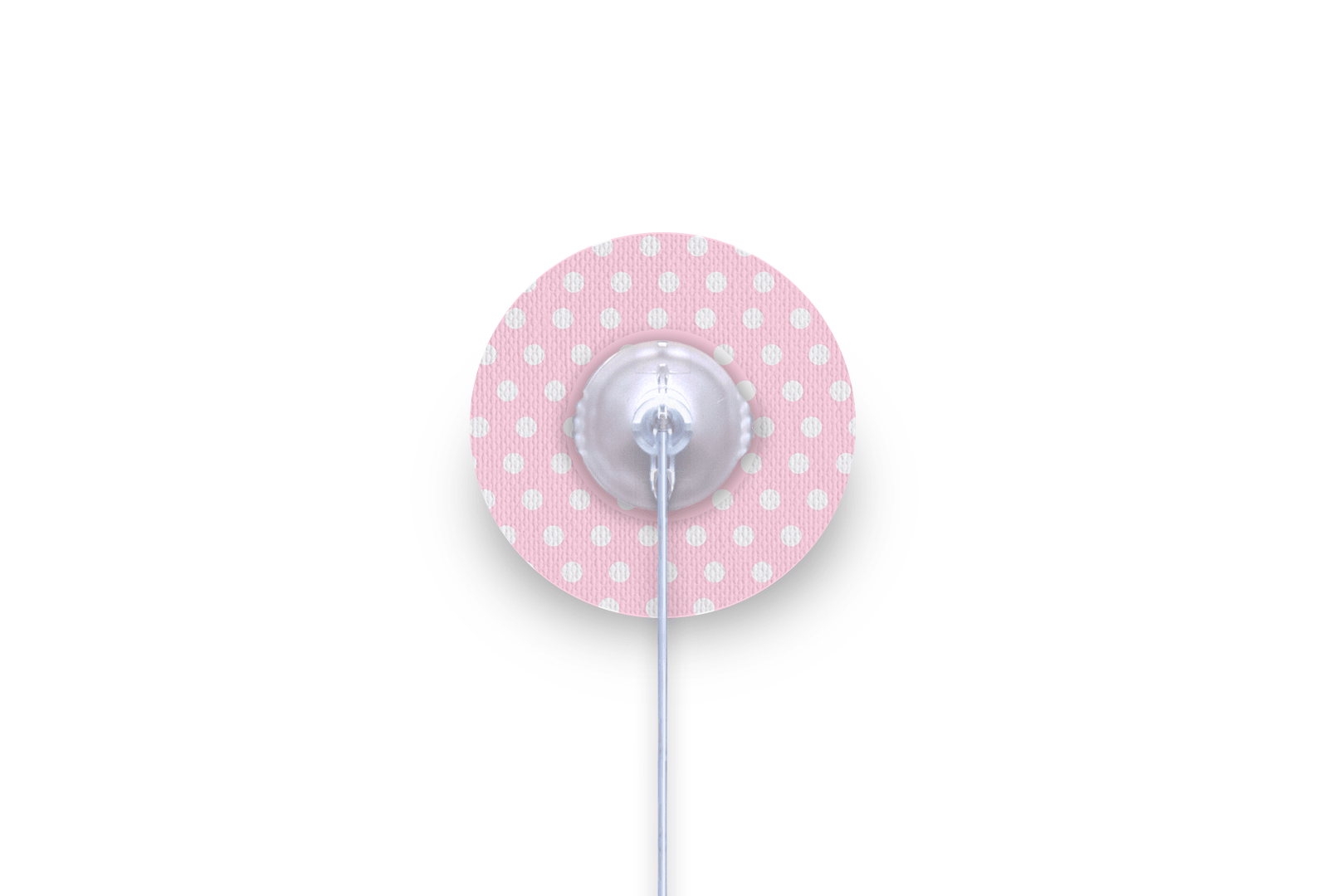 Pink Polka Dot Patch for Freestyle Libre 2 diabetes supplies and insulin pumps