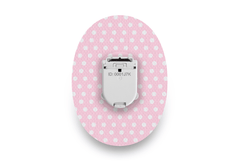 Pink Polka Dot Patch for Freestyle Libre 2 diabetes supplies and insulin pumps