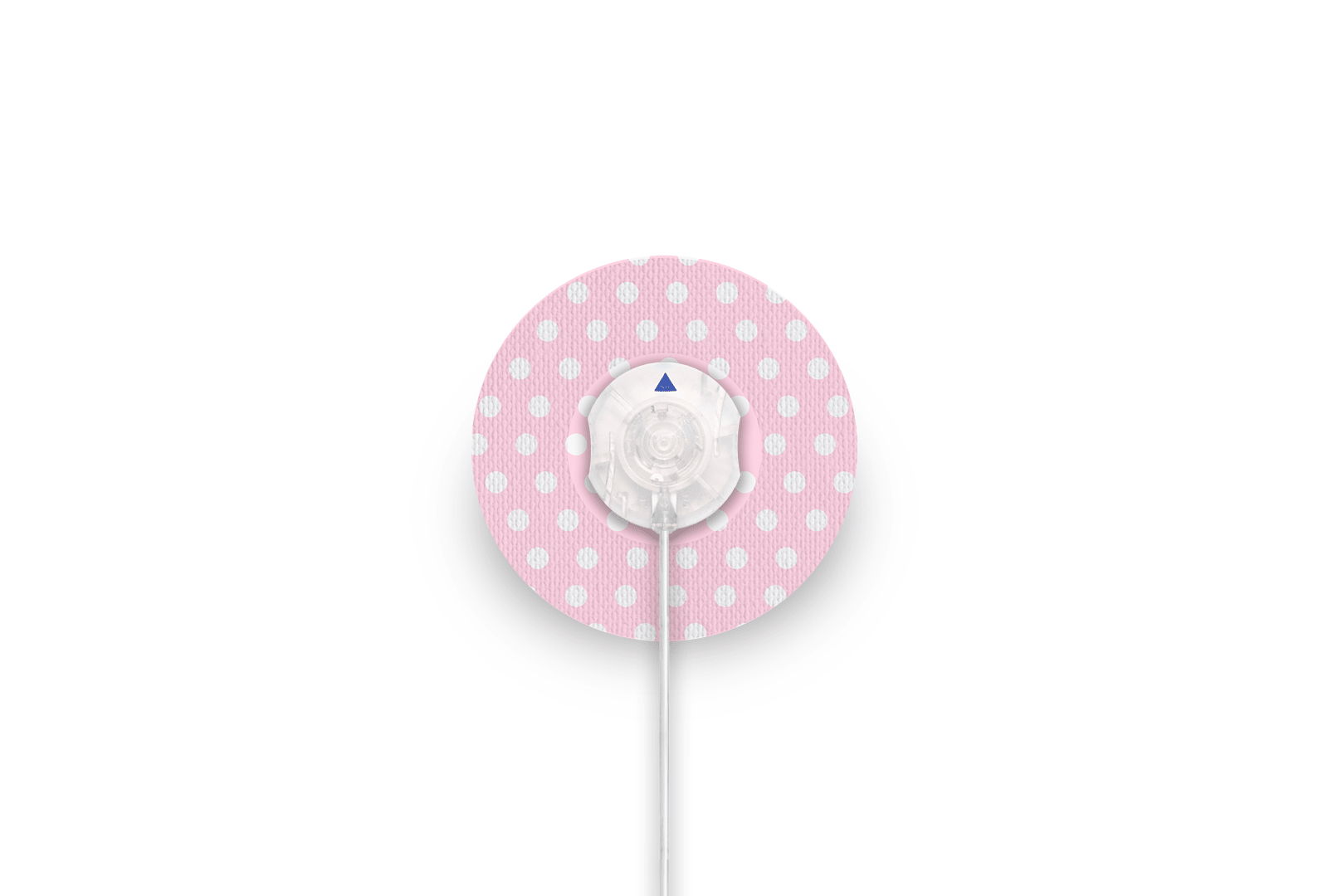 Pink Polka Dot Patch for Freestyle Libre 2 diabetes supplies and insulin pumps
