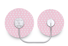 Pink Polka Dot Patch for Freestyle Libre 2 diabetes supplies and insulin pumps