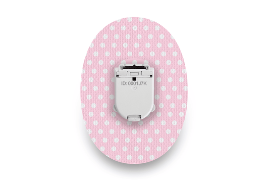 Pink Polka Dot Patch - Glucomen Day for Single diabetes supplies and insulin pumps