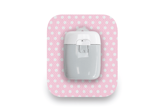 Pink Polka Dot Patch - Medtrum Pump for Single diabetes supplies and insulin pumps